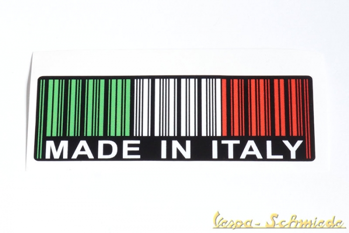Aufkleber Flagge Italien Tricolore Runde Vespa Aufkleber Italien