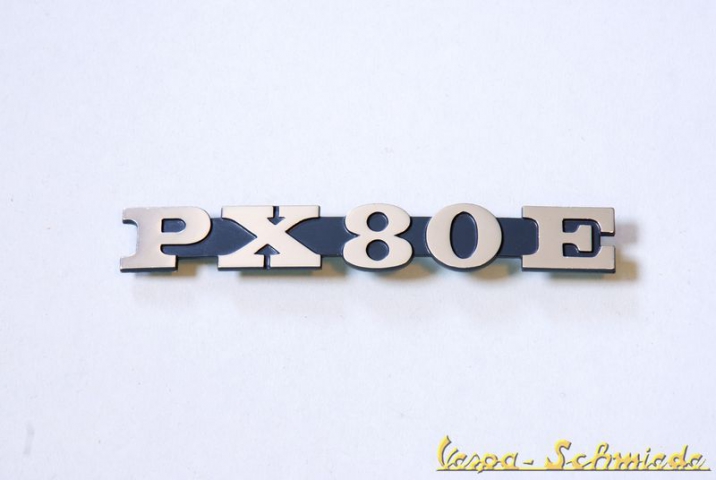 Schriftzug Seitenhaube "PX80E"